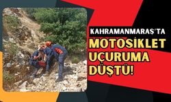 Kahramanmaraş’ta Motosiklet Şarampole Yuvarlandı: İki Yaralı!