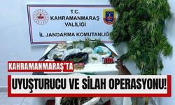 Kahramanmaraş’ta Jandarma Operasyonu: Uyuşturucu ve Silah Yüklü Evde Baskın!