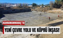 Kahramanmaraş Göksun'da Yeni Çevre Yoluna Modern Köprü!