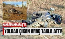 Kahramanmaraş Göksun'da Takla Atan Otomobilde 2 Yaralı!