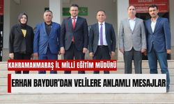 Kahramanmaraş İl Milli Eğitim Müdürü Baydur'dan, Cahit Zarifoğlu İlkokuluna Ziyaret