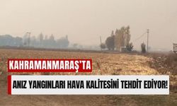 Anız Yangınları Kahramanmaraş'ın Havasını Kirletiyor!