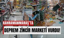 Kahramanmaraş’ta Market, Malatya Depreminden Hasar Gördü!