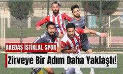 Akedaş İstiklal Spor, 4 Gollü Galibiyetle Zirveye Bir Adım Daha Yaklaştı