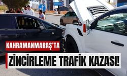 Kahramanmaraş’ta Üç Araç Birbirine Girdi: Yaralılar Hastaneye Kaldırıldı!