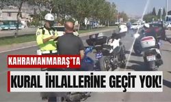 Kahramanmaraş'ta Trafik Denetimlerinde 30 Sürücüye Para Cezası!