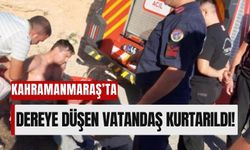 Kahramanmaraş’ta Suya Düşen Kişi Son Anda Kurtarıldı!