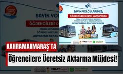 Gençlere Müjde: Kahramanmaraş'ta Toplu Taşımada 70 Dakika Ücretsiz Aktarma