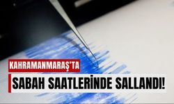 Kahramanmaraş Elbistan'da 3.8'lik Sarsıntı Yaşandı!