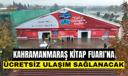 9. Uluslararası Kahramanmaraş Kitap Fuarı’na ücretsiz ulaşım