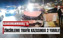 Kahramanmaraş’ta Beton Mikseri ile İki Otomobilin Karıştığı Kazada İki Yaralı!