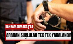 Kahramanmaraş'ta Suçtan Kaçış Yok: 4 Firari Hükümlü Yakalandı!