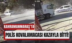 Kahramanmaraş'ta Polisten Kaçmak İstedi, Kaza Yapınca Yakalandı!