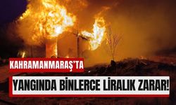 Kahramanmaraş'ta Depo Yangını Felaketi: Büyük Maddi Kayıp!