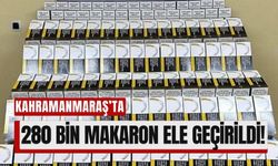 Kahramanmaraş’ta Büyük Makaron Operasyonu: 280 Bin Adet Ele Geçirildi!