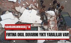 Kahramanmaraş'ta Okul Bahçesi'nde Fırtına Felaketi: 3 Yaralı!