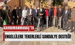 Kahramanmaraş'ta Depremzede Engellilere Tekerlekli Sandalye!