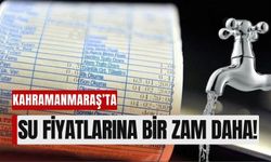 Kahramanmaraş’ta Her Ay Yeni Bir Zam: Su Fiyatlarına Kasım Güncellemesi!