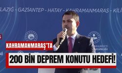 Bakan Kurum: '2024 Sonunda 200 Bin Deprem Konutunu Teslim Edeceğiz'