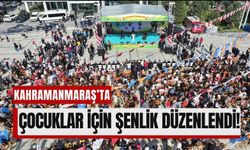 Kahramanmaraş'ta Çocuk Şenliği: Minikler Doyasıya Eğlendi!