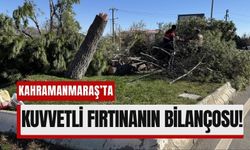 Kahramanmaraş’ta Şiddetli Kar ve Fırtınanın Bilançosu Açıklandı!