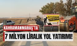 Kahramanmaraş Büyükşehir'den Elbistan'a 7 Milyon Liralık Yol Yatırımı!