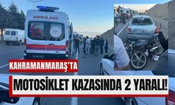 Kahramanmaraş'ta Motosiklet Kazası: Sürücü Ağır Yaralandı!