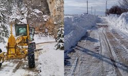 Kahramanmaraş'ın Kuzeyinde Karla Mücadele Sürüyor!