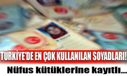 Türkiye'de soyadı hangisi olan kişi sayısı daha fazladır