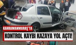 Kahramanmaraş'ta Kontrol Kaybı Kazaya Yol Açtı: 2 Yaralı