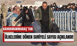 Kahramanmaraş'ta 84 Bin Suriyeliden 554'ü Ülkelerine Döndü!