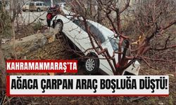 Kahramanmaraş'ta Feci Kaza! Sürücü Ağaca Çarparak Yaralandı!