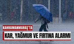 Kahramanmaraş'ta Hava Alarmı: Kar, Yağmur ve Fırtına Bir Arada!