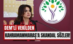 DEM'li Vekilden Skandal Sözler: Kahramanmaraş'a 'Kan Revan' Dedi!