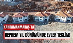 Kahramanmaraş'ta Depremzedeler İçin İnşa Edilen Köy Evlerinde Son Rötuşlar!