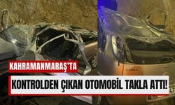 Kahramanmaraş Kuzey Çevre Yolu'nda Korkutan Kaza: Araç Takla Attı, 2 Yaralı!