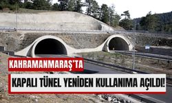 Kahramanmaraş'ta Depremden Hasar Alan Tünel Onarıldı!