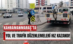 Kahramanmaraş'ta Yol Çizgileri ve Trafik Levhaları Yenileniyor!