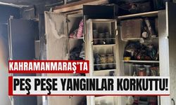 Kahramanmaraş'ta Aynı Gün Üç Ayrı Yangın Paniğe Neden Oldu!