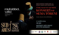 Kahramanmaraş'ta Hz. Mevlana'ya Özel Konser