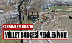 Kahramanmaraş'ta Aliya İzzetbegoviç Millet Bahçesi Modernize Ediliyor!