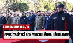 Kahramanmaraş'ta Görev Başında Vefat Eden İtfaiye Eri Dualarla Uğurlandı