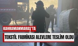 Dumanlar Gökyüzünü Kapladı! Kahramanmaraş'ta Fabrika Yangını!