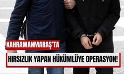 Kahramanmaraş ve 3 İlde Hırsızlık Yapan Firari Yakalandı!