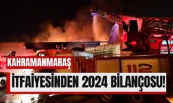 Kahramanmaraş İtfaiyesinden 2024 Bilançosu: Yangınlar İlk Sırada