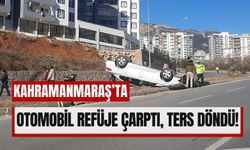 Kahramanmaraş'ta Araç Ters Döndü, Yaralılar Var!