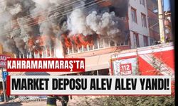 Kahramanmaraş'ta Market Deposu Yandı: Maddi Hasar Oluştu!