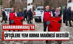 Kahramanmaraş'ta Çiftçilere Destek: Yem Kırma Makineleri Dağıtıldı!