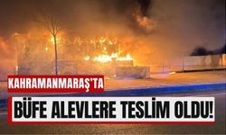 Kahramanmaraş’ta Korkutan Yangın: Büfe Alevlere Teslim Oldu!