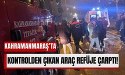 Kahramanmaraş’ta Şiddetli Kaza: Otomobil Refüje Çıktı!